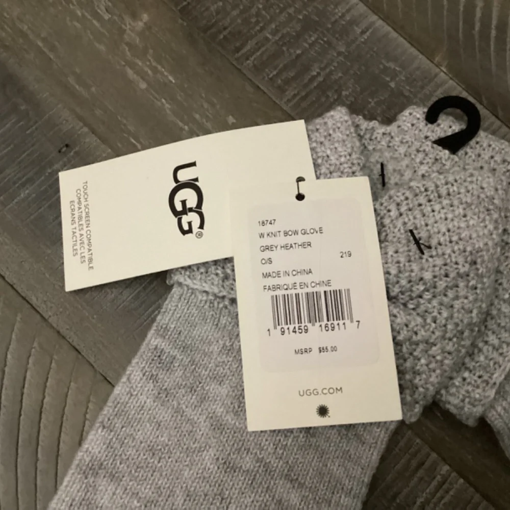 UGG Bow Wool Blend Tech Glove